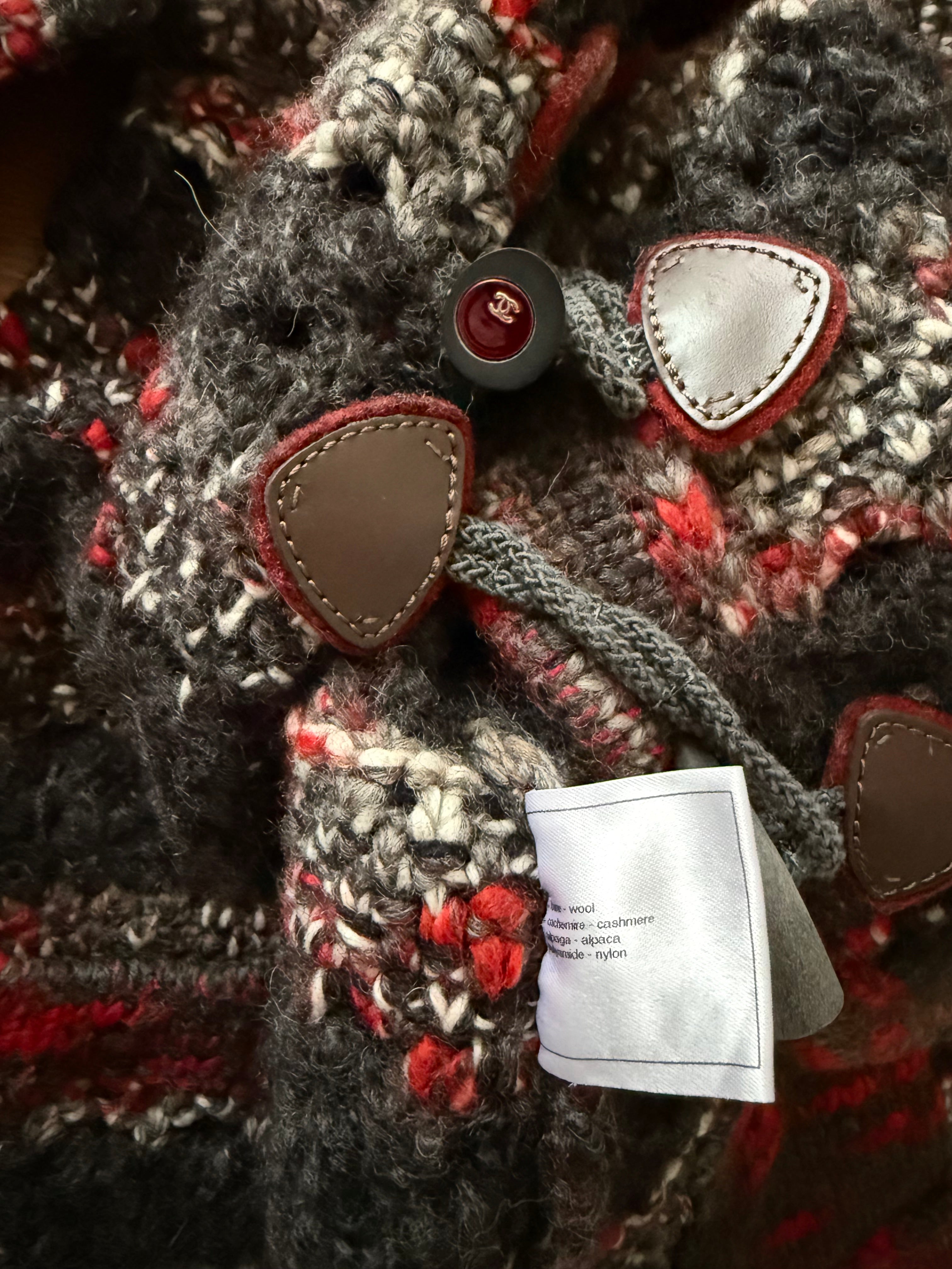 Chanel early 2000s crochet knitted wool jacket cardigan