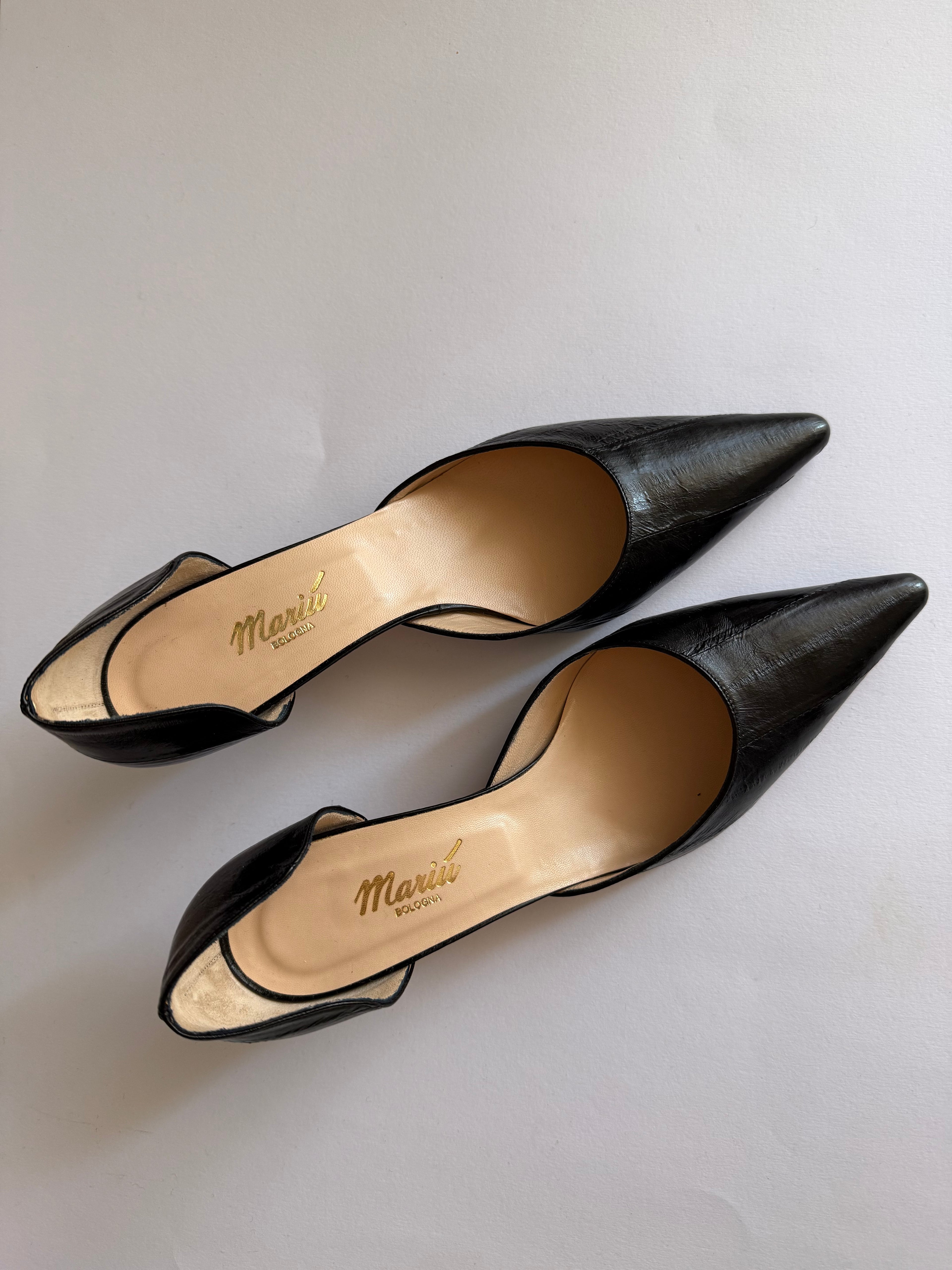 Heels and eel toe shoes