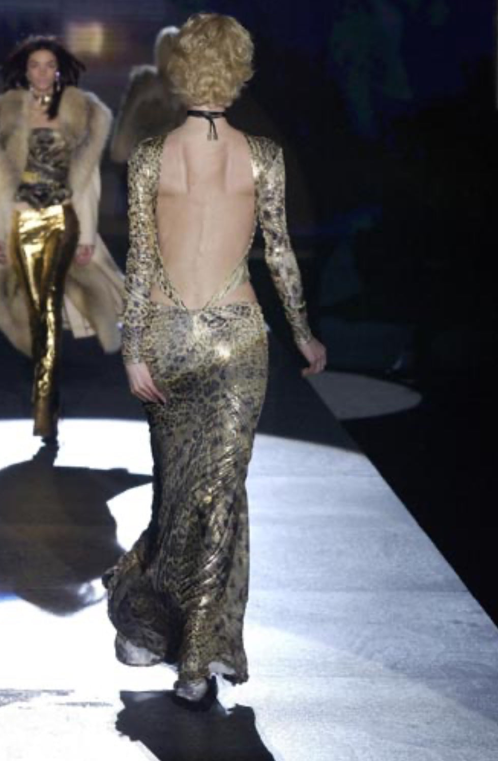Roberto Cavalli F/W 2003 silk set