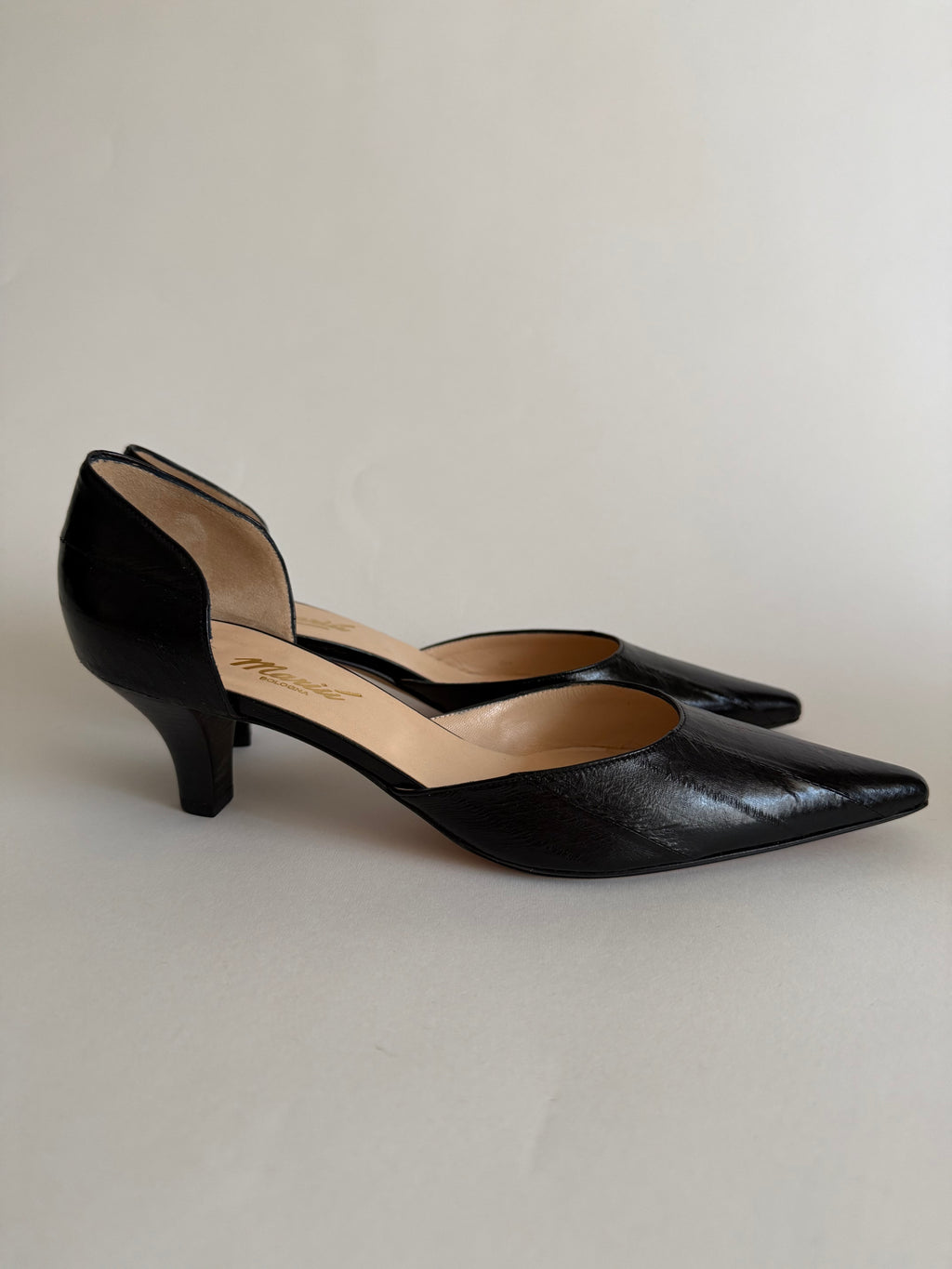 Heels and eel toe shoes