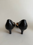 Heels and eel toe shoes