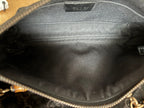Rare Gucci bamboo black shoulder bag 2000s