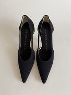 Heels satin black