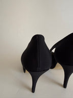 Heels satin black