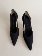 Heels satin black