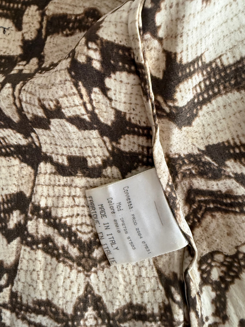 Roberto Cavalli SS 2005 silk shirt