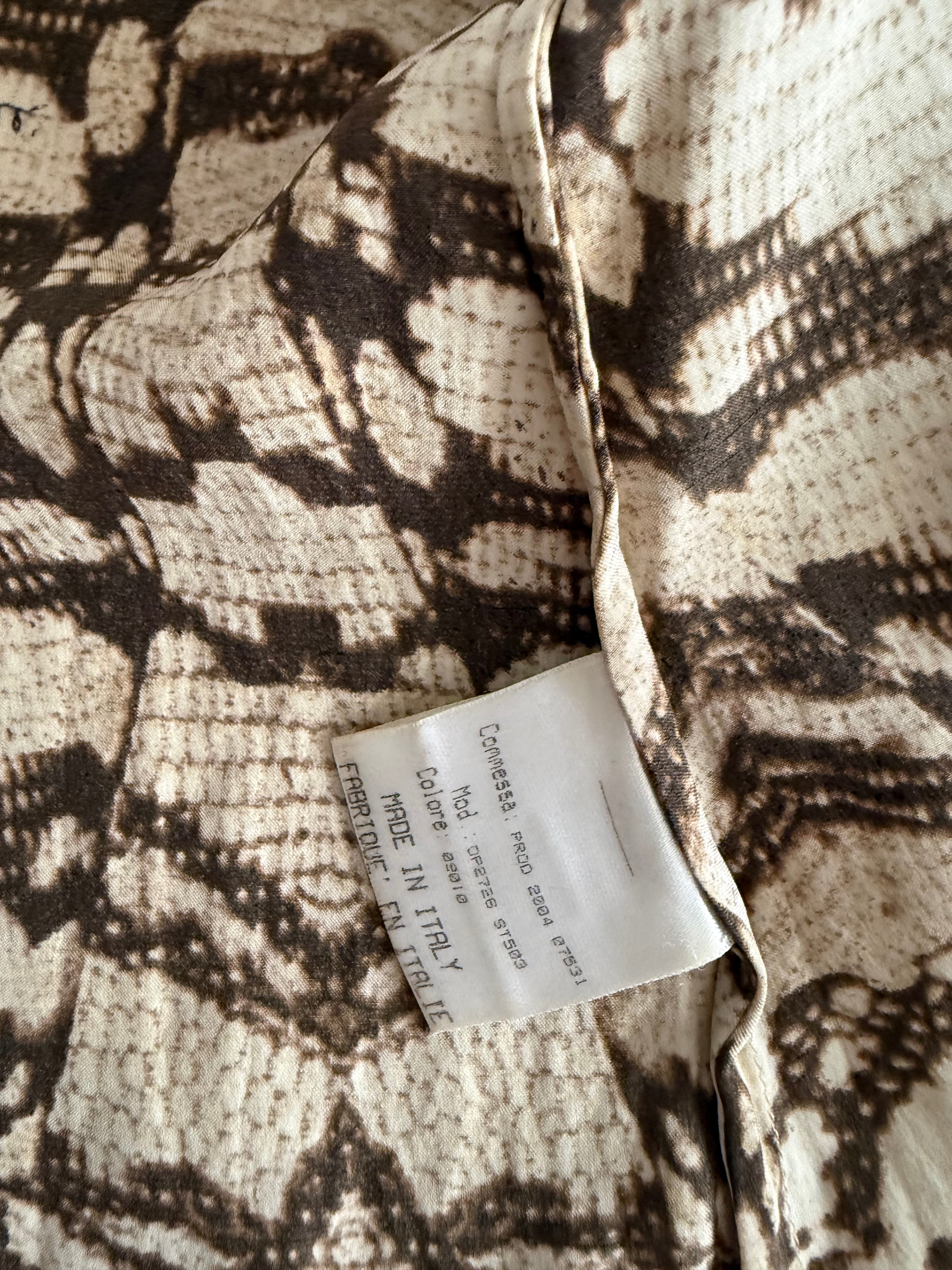 Roberto Cavalli SS 2005 silk shirt