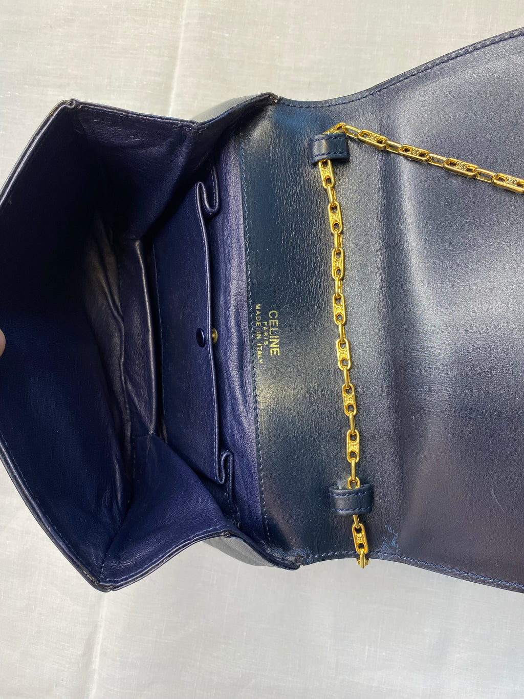Celine blue shoulder bag