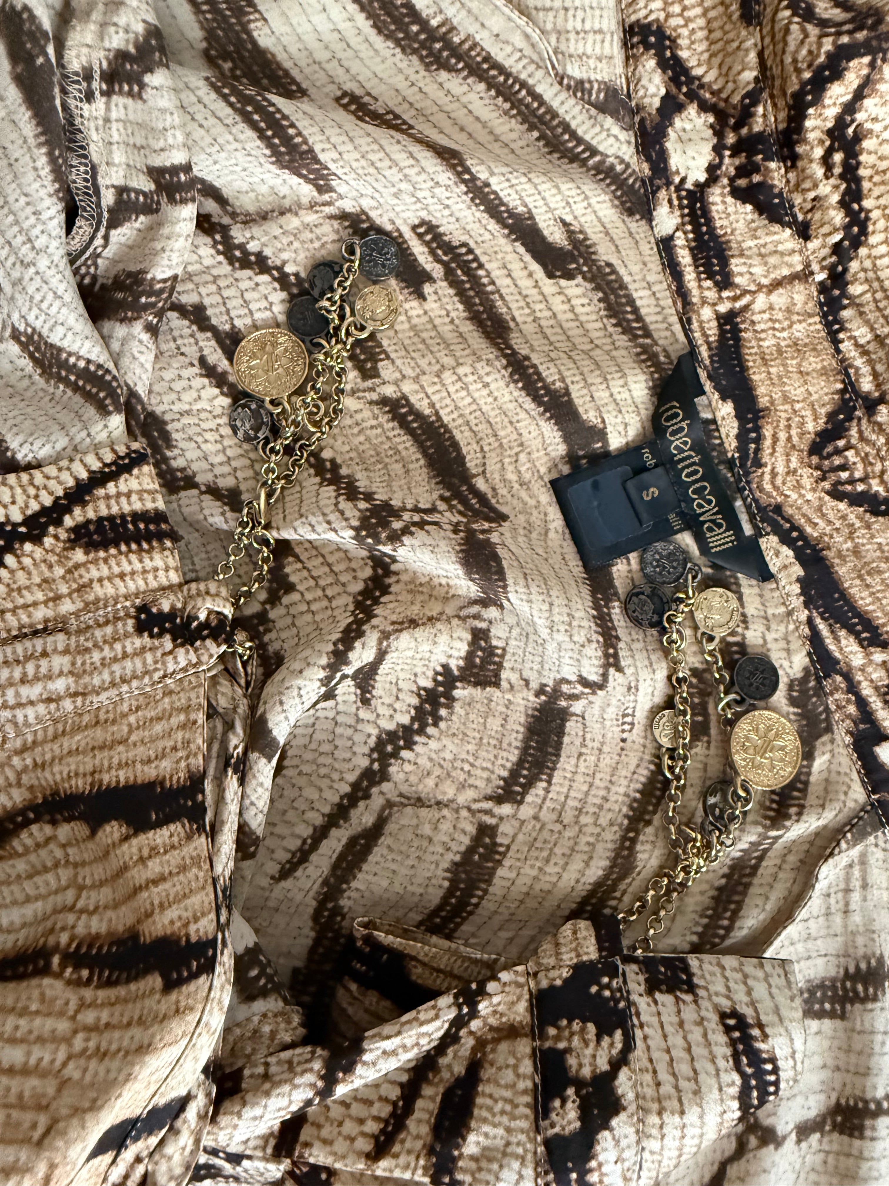 Roberto Cavalli SS 2005 silk shirt
