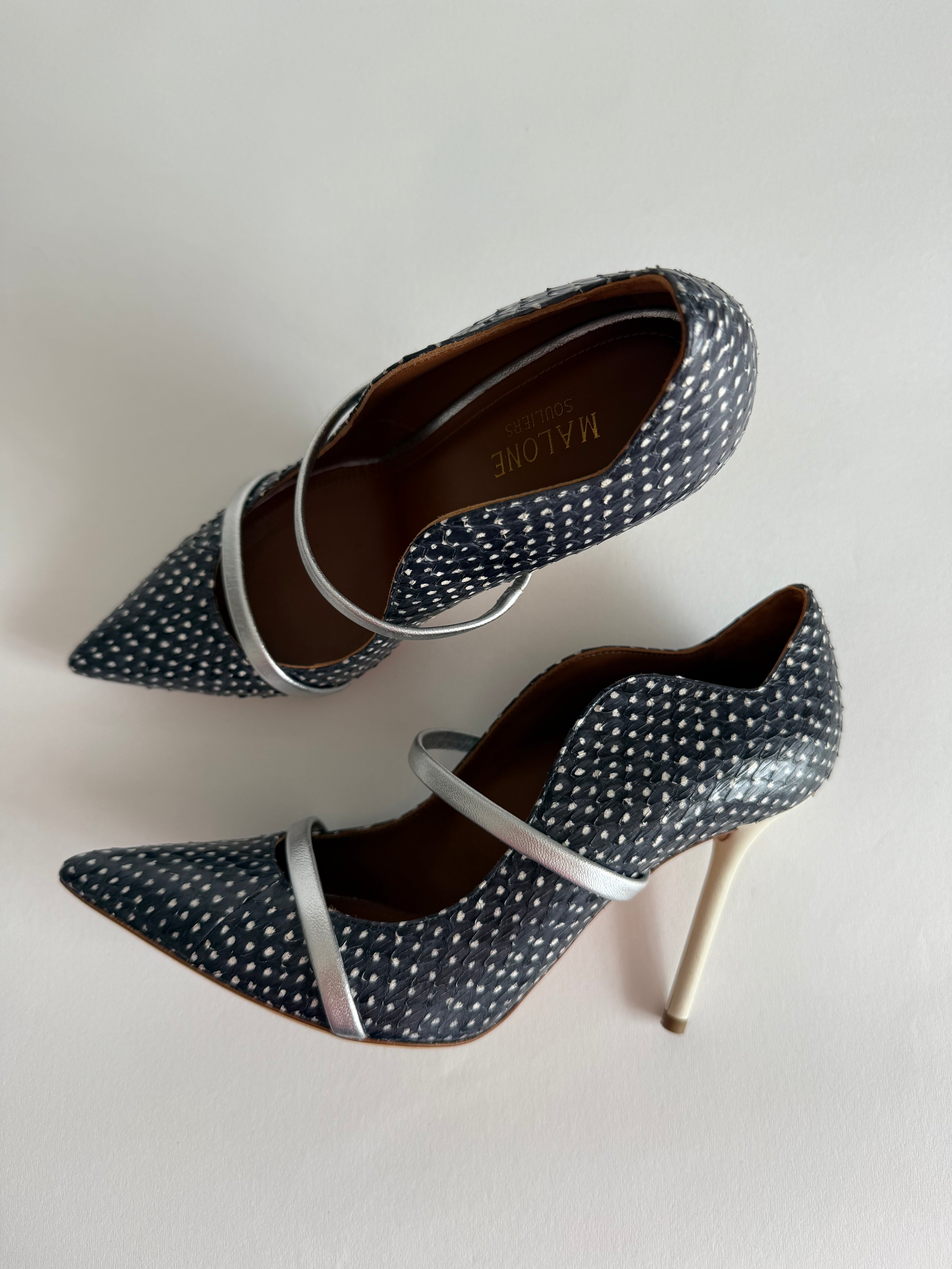 Malone Souliers snake heels