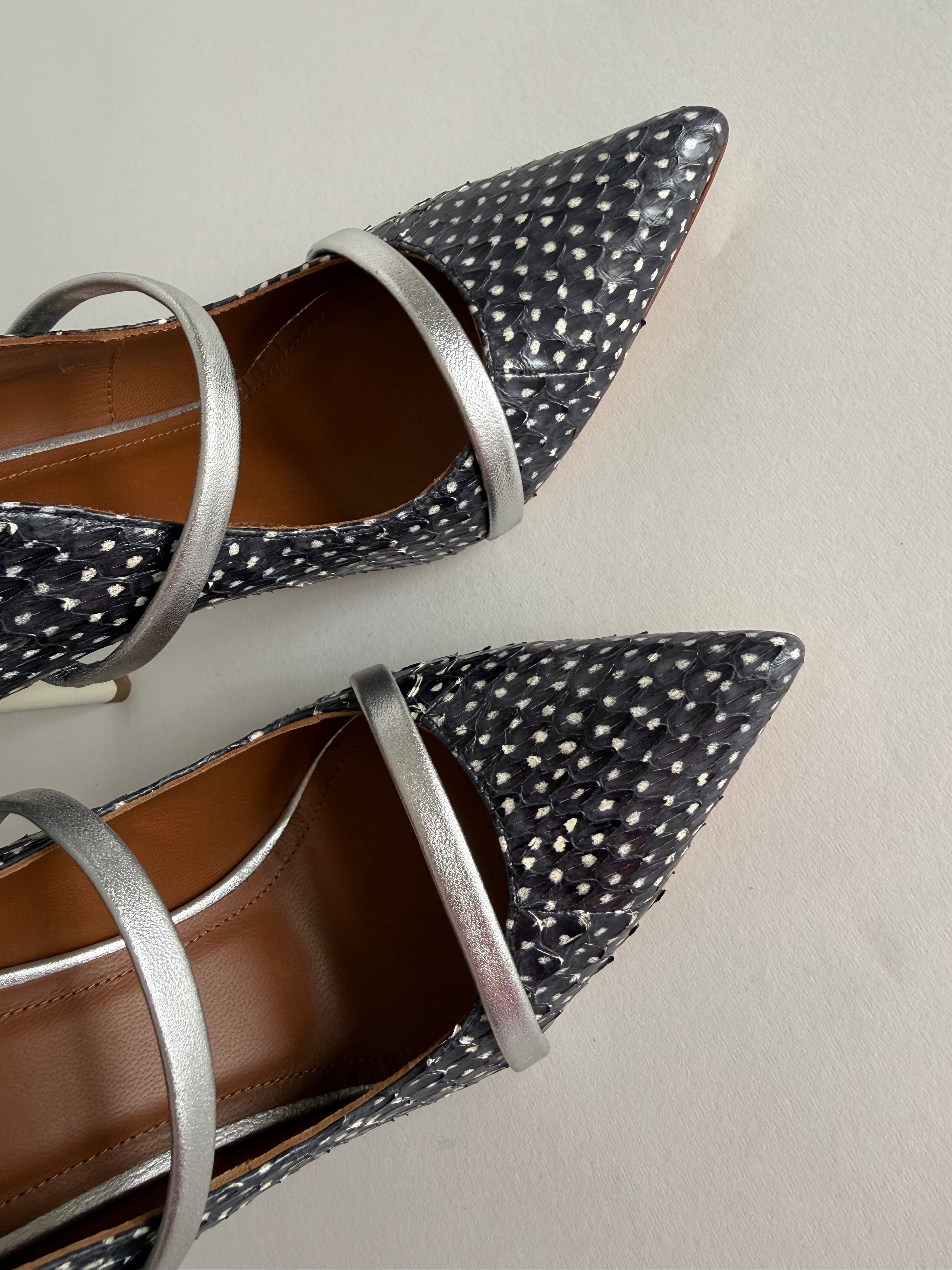 Malone Souliers snake heels