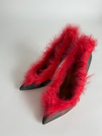 Malone Souliers pumps  mongolian fur