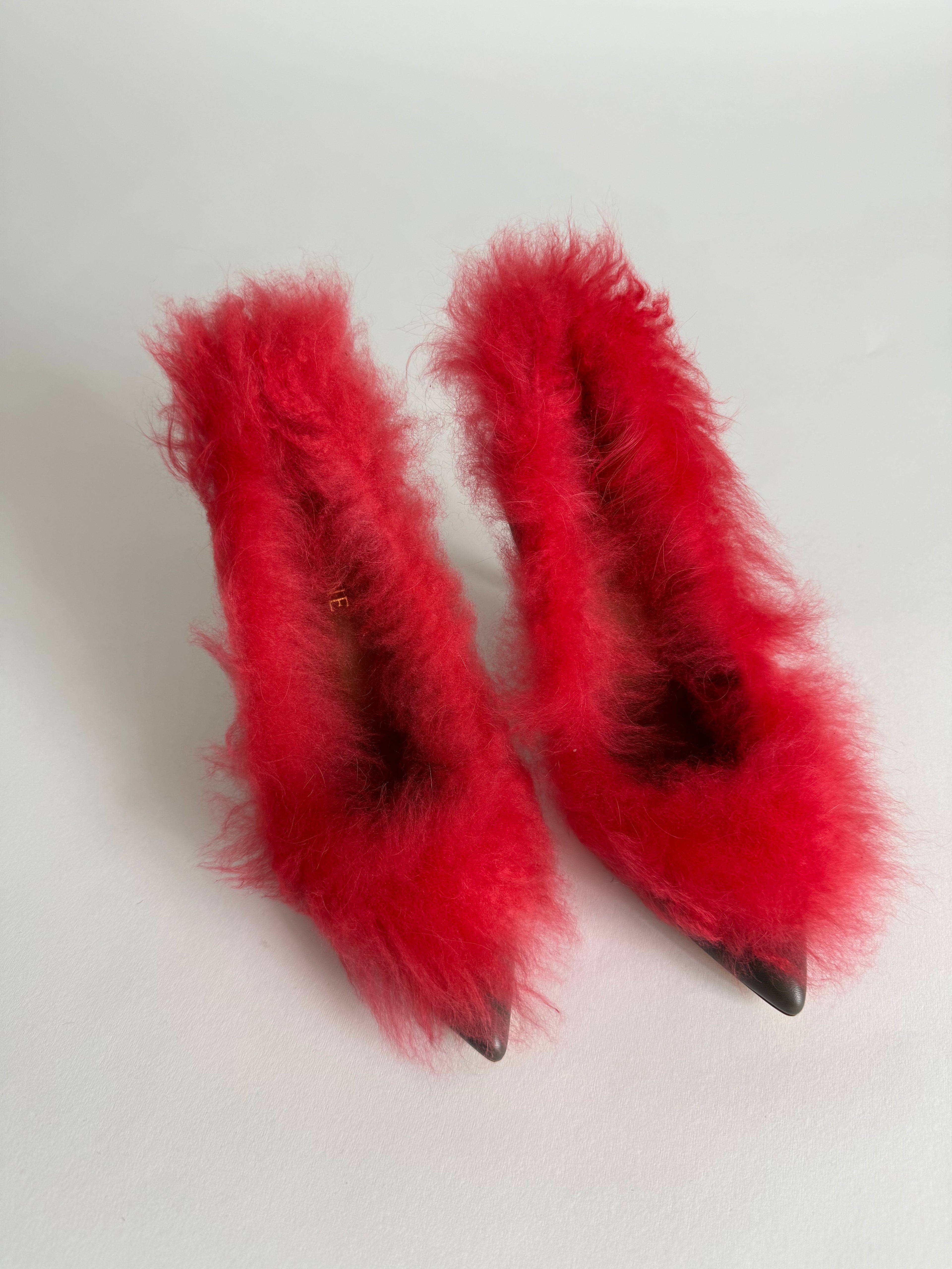 Malone Souliers pumps  mongolian fur