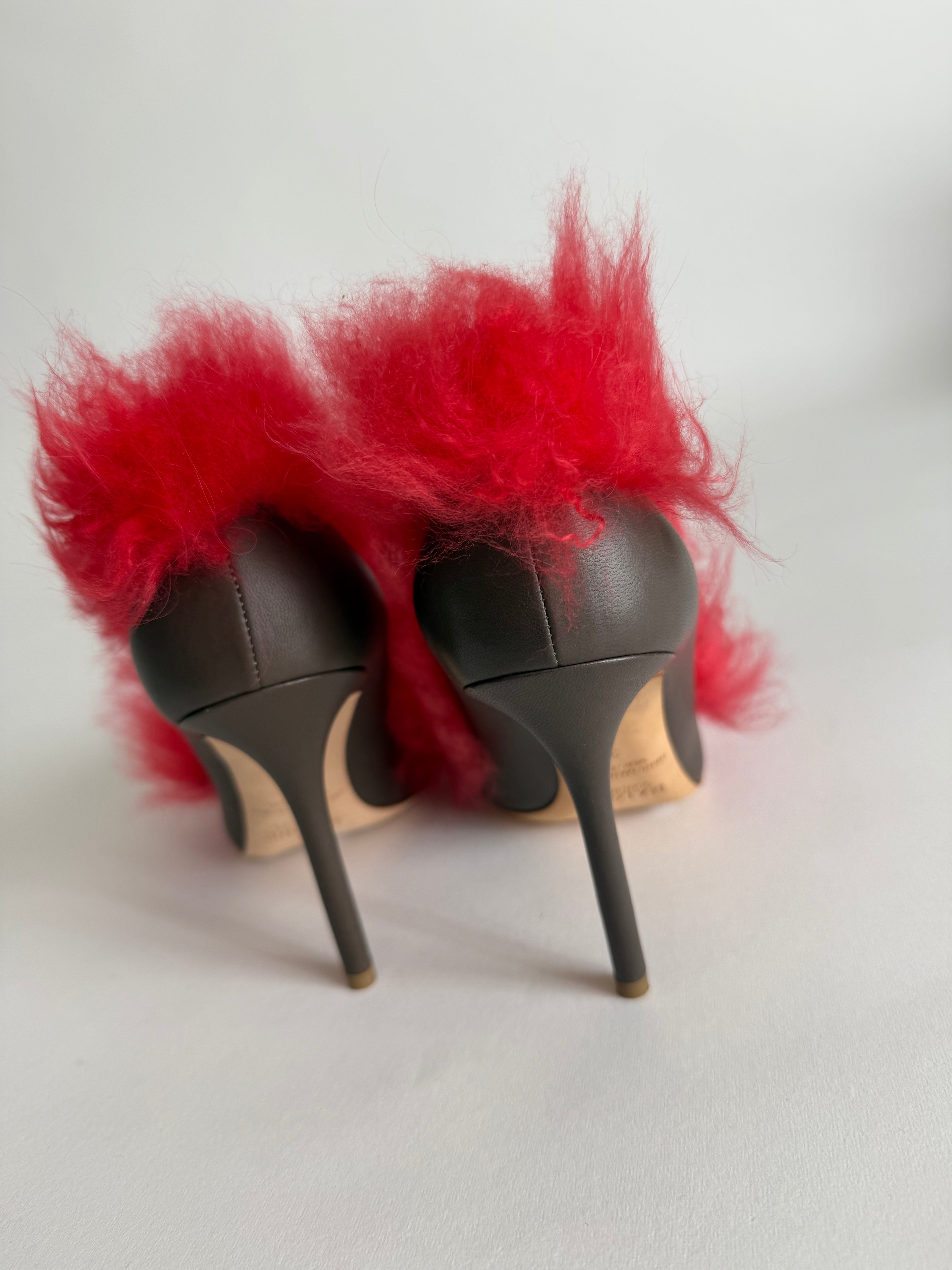 Malone Souliers pumps  mongolian fur