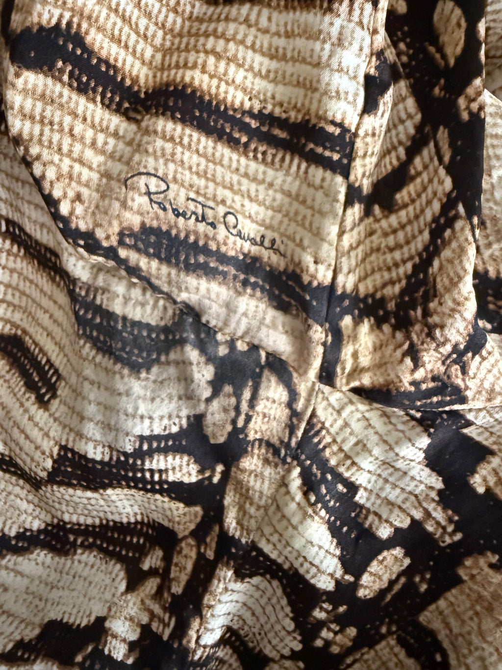 Roberto Cavalli SS 2005 silk shirt