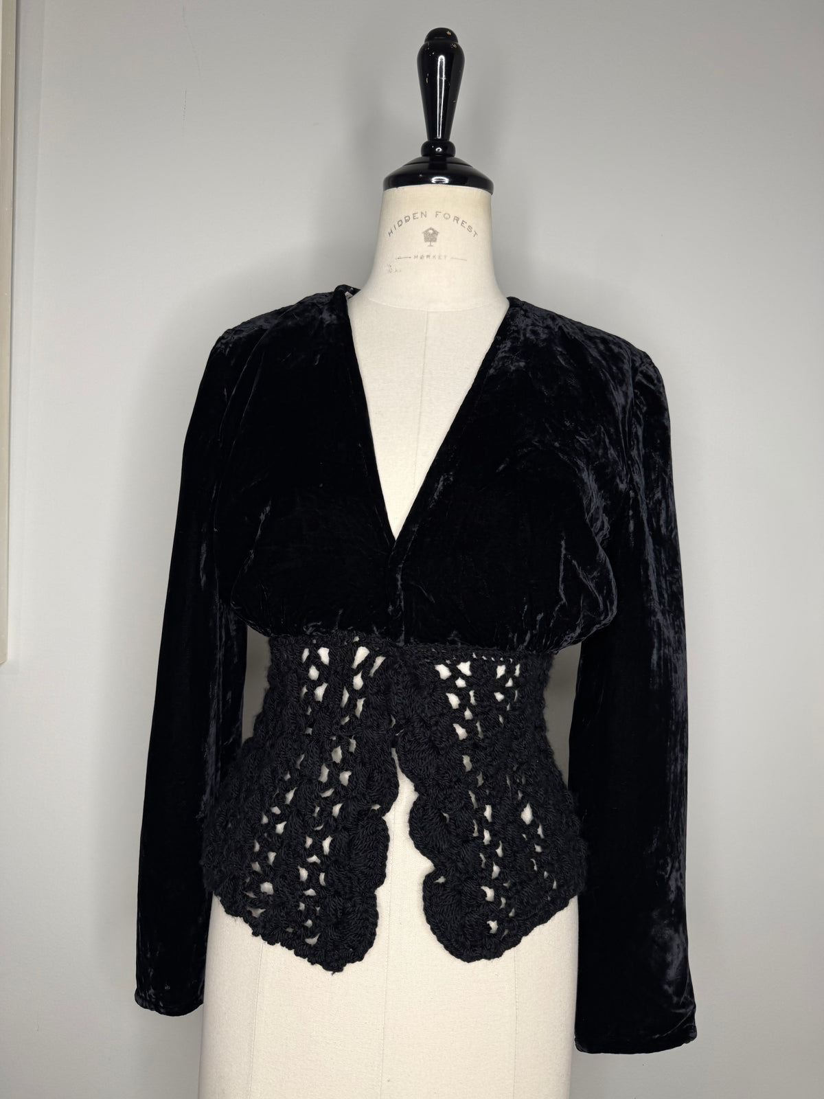 Valentino 90s velvet wool blazer