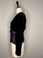 Valentino 90s velvet wool blazer