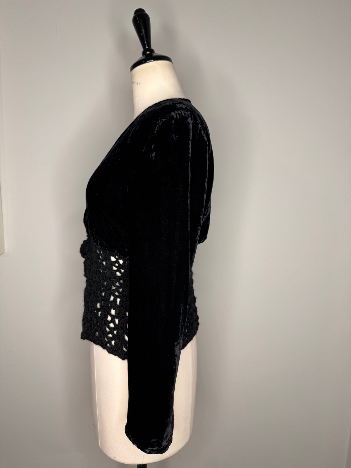 Valentino 90s velvet wool blazer