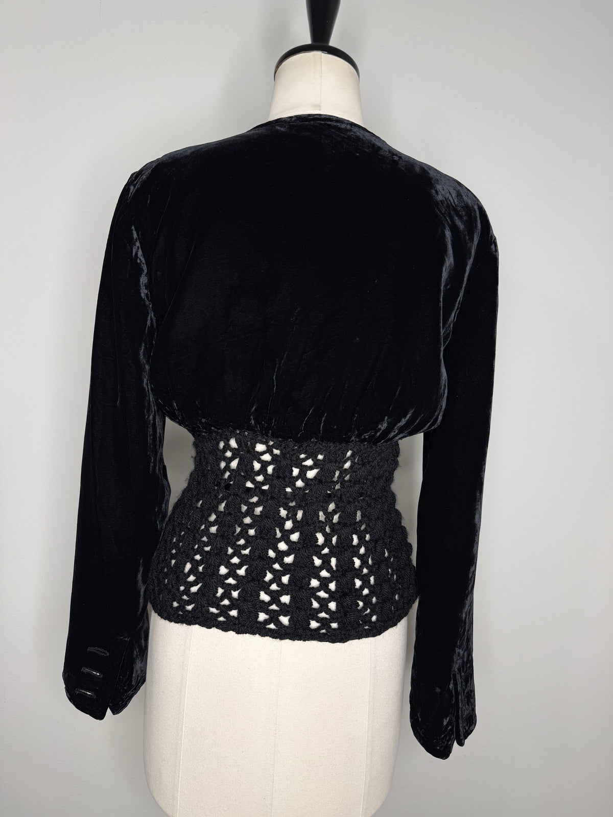 Valentino 90s velvet wool blazer