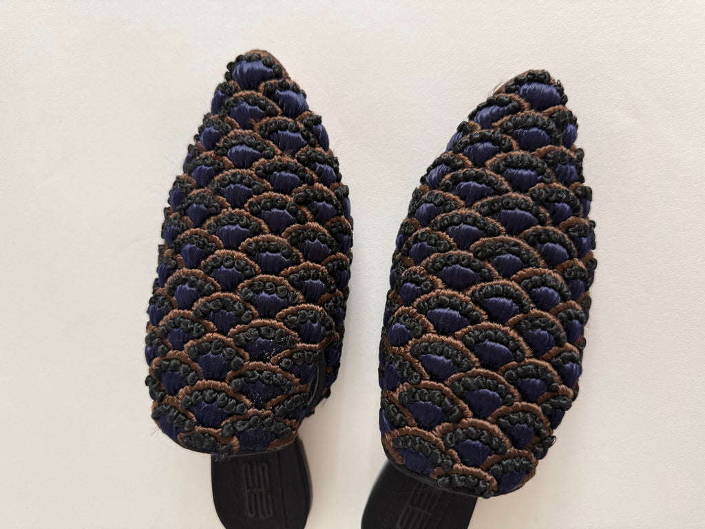 Sanayi 313 embroidery slippers