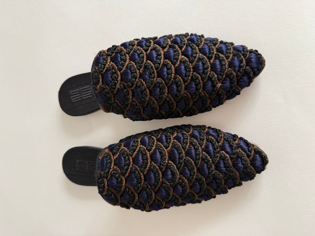 Sanayi 313 embroidery slippers