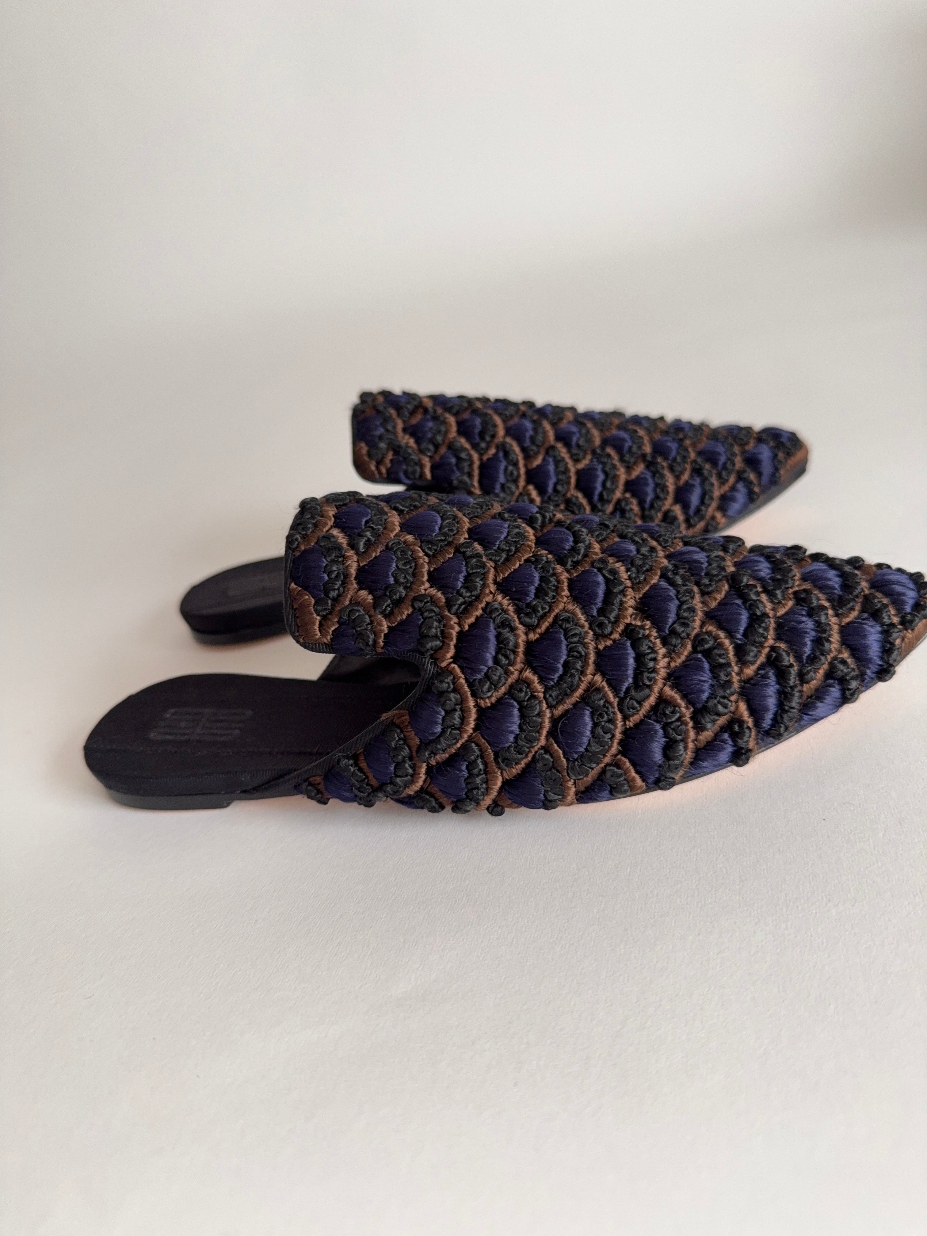 Sanayi 313 embroidery slippers