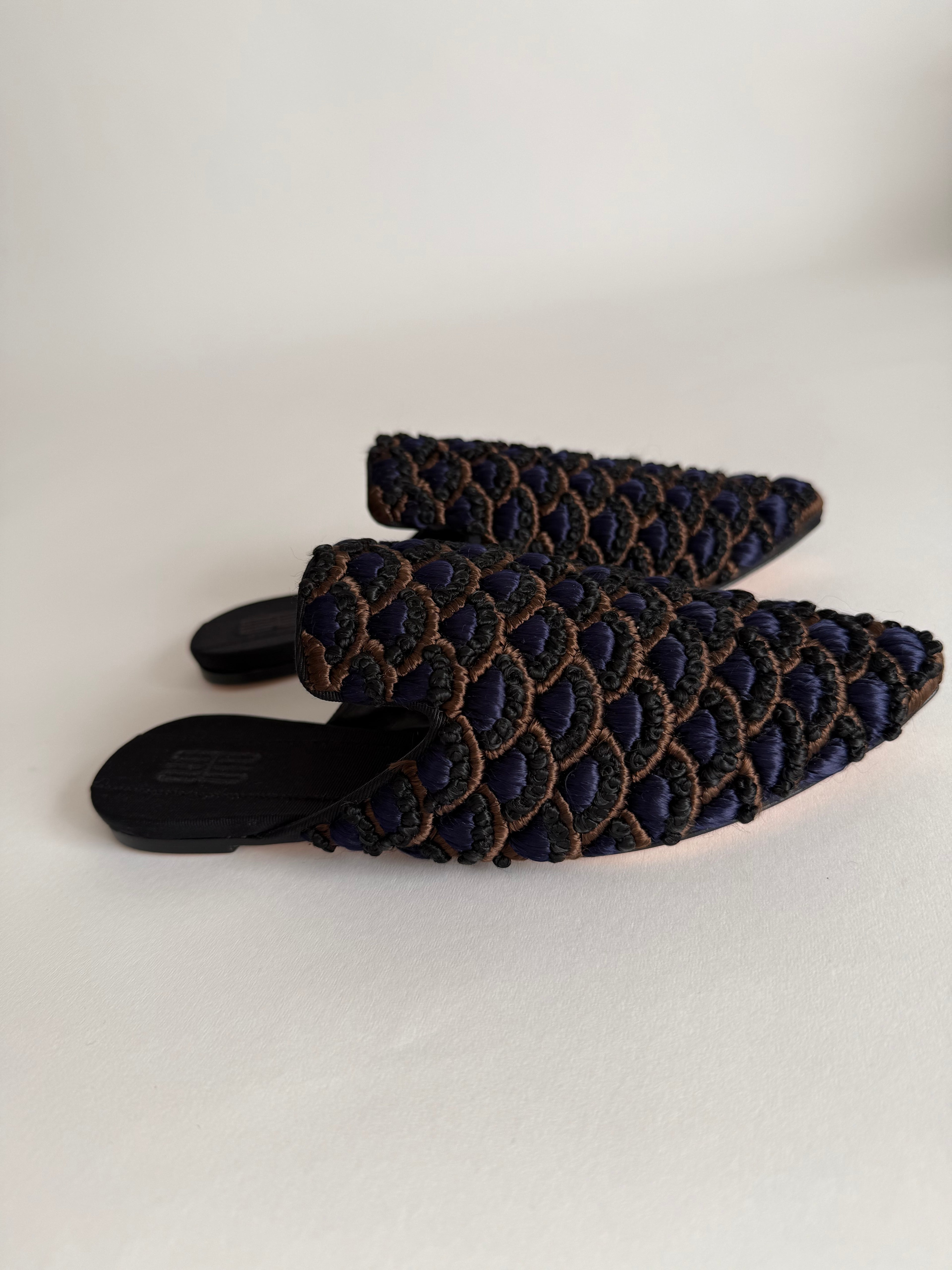 Sanayi 313 embroidery slippers