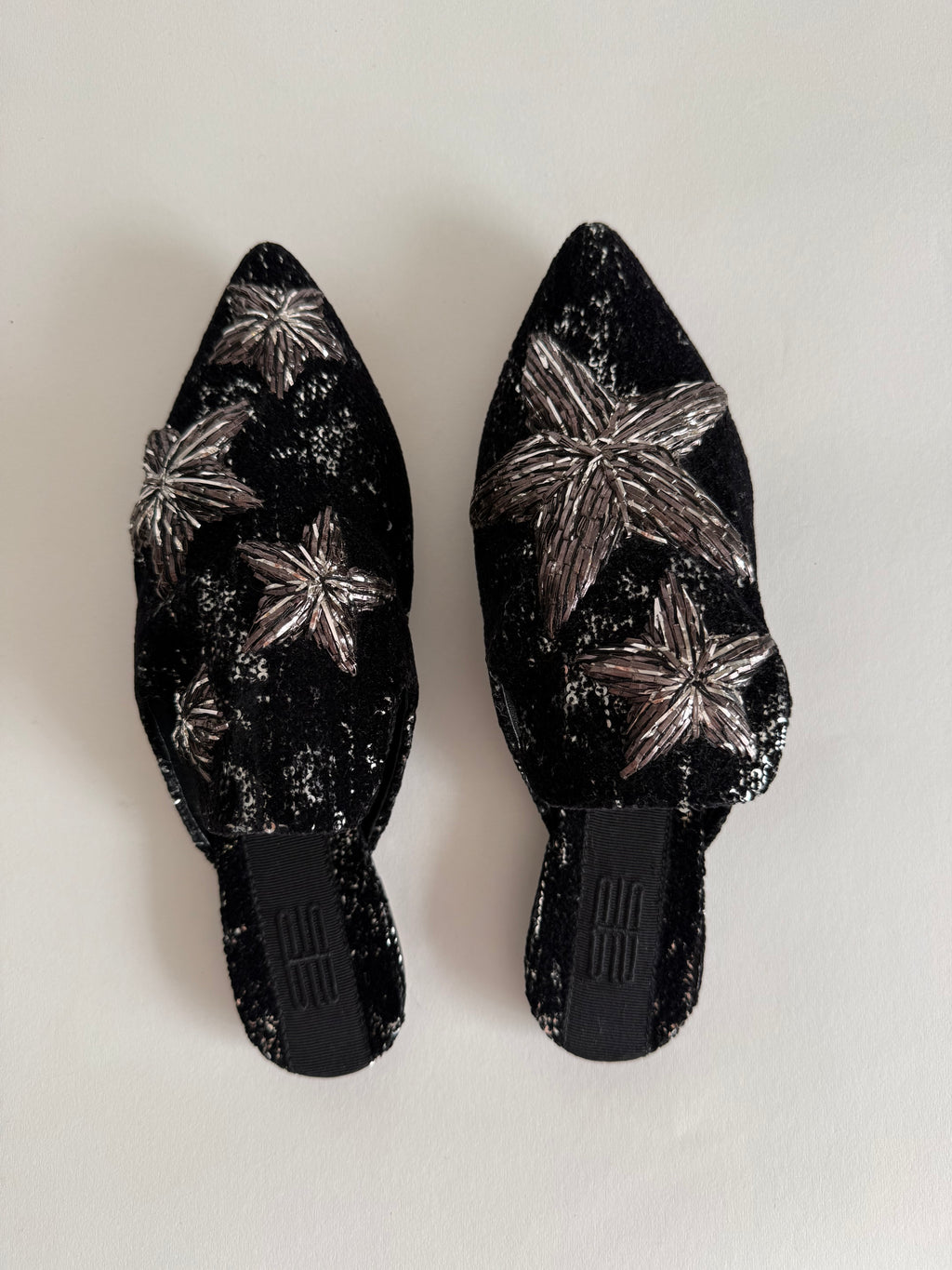Sanayi 313 velvet slippers stars