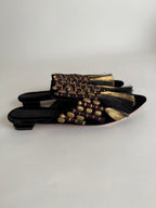 Sanayi 313 mules embroidery fringe