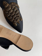 Sanayi 313 dots tela turtles embroidery