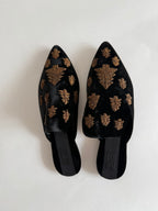 Sanayi 313 velvet fir tree embroidery