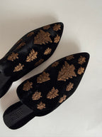 Sanayi 313 velvet fir tree embroidery