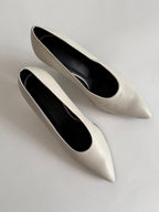 Ice leather pumps