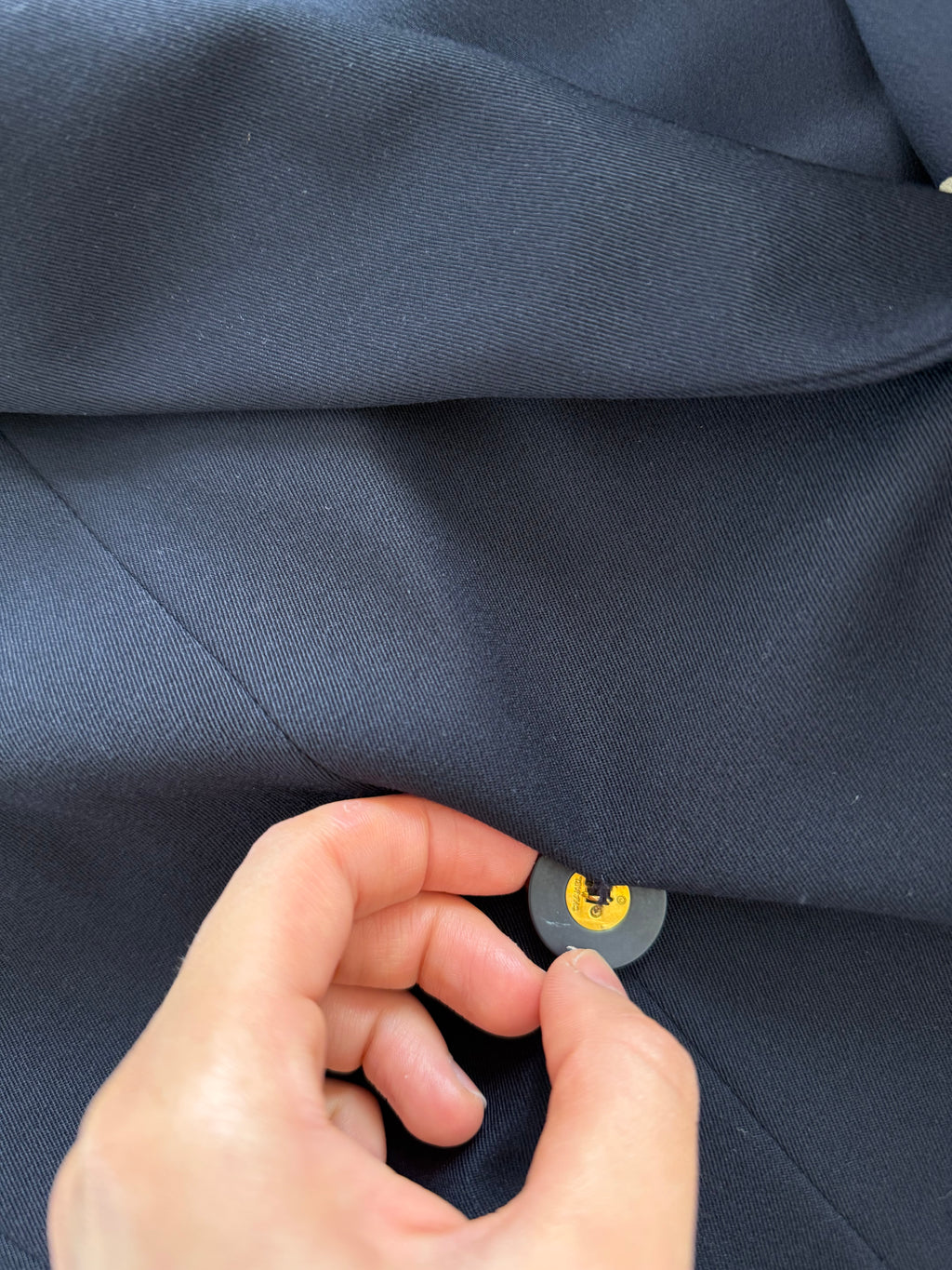 Chanel dark blue jacket blazer vintage 90s
