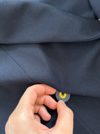 Chanel dark blue jacket blazer vintage 90s