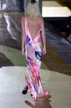 Roberto Cavalli S/S 2001 maxi silk dress