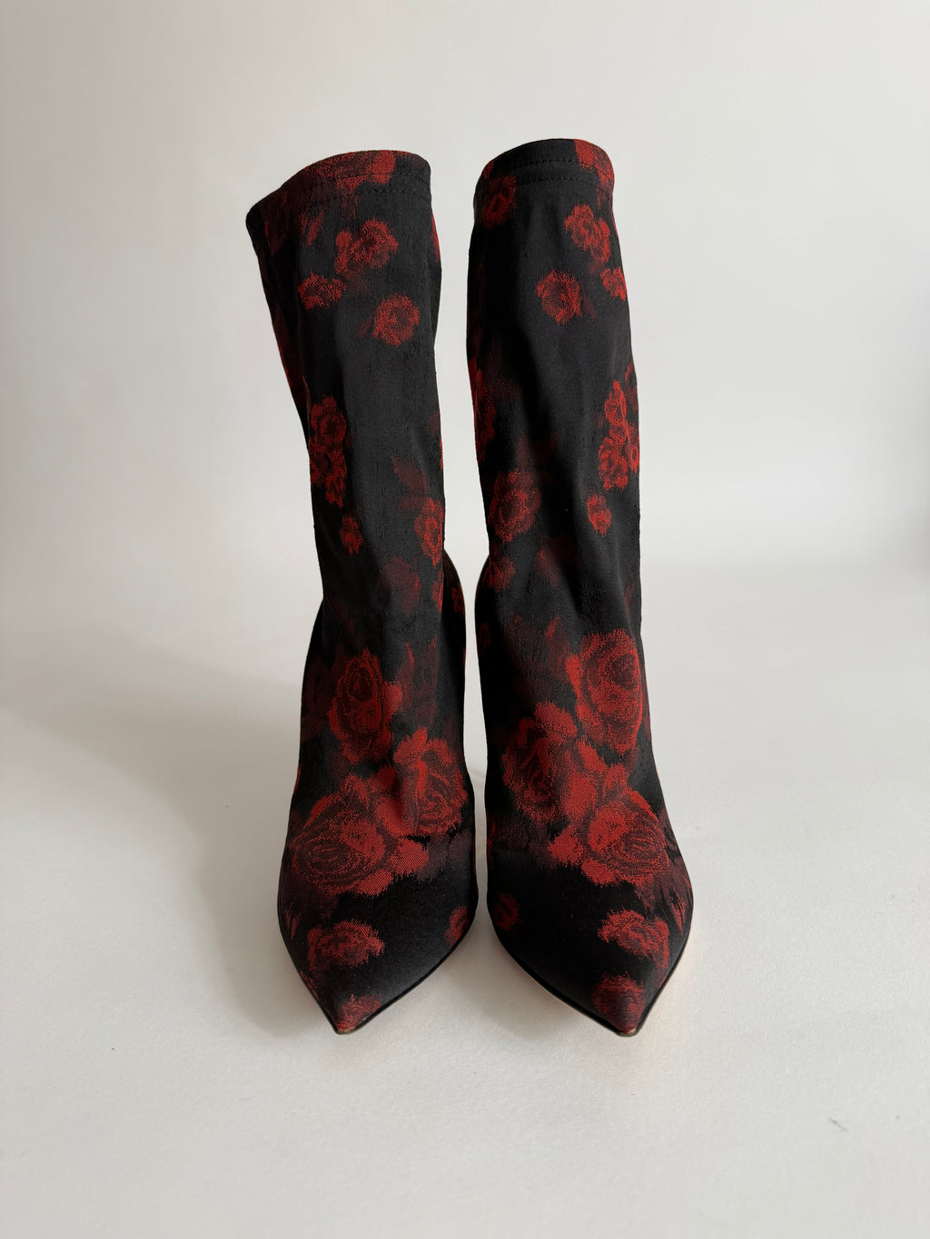 Dolce & Gabbana flowered sock boot