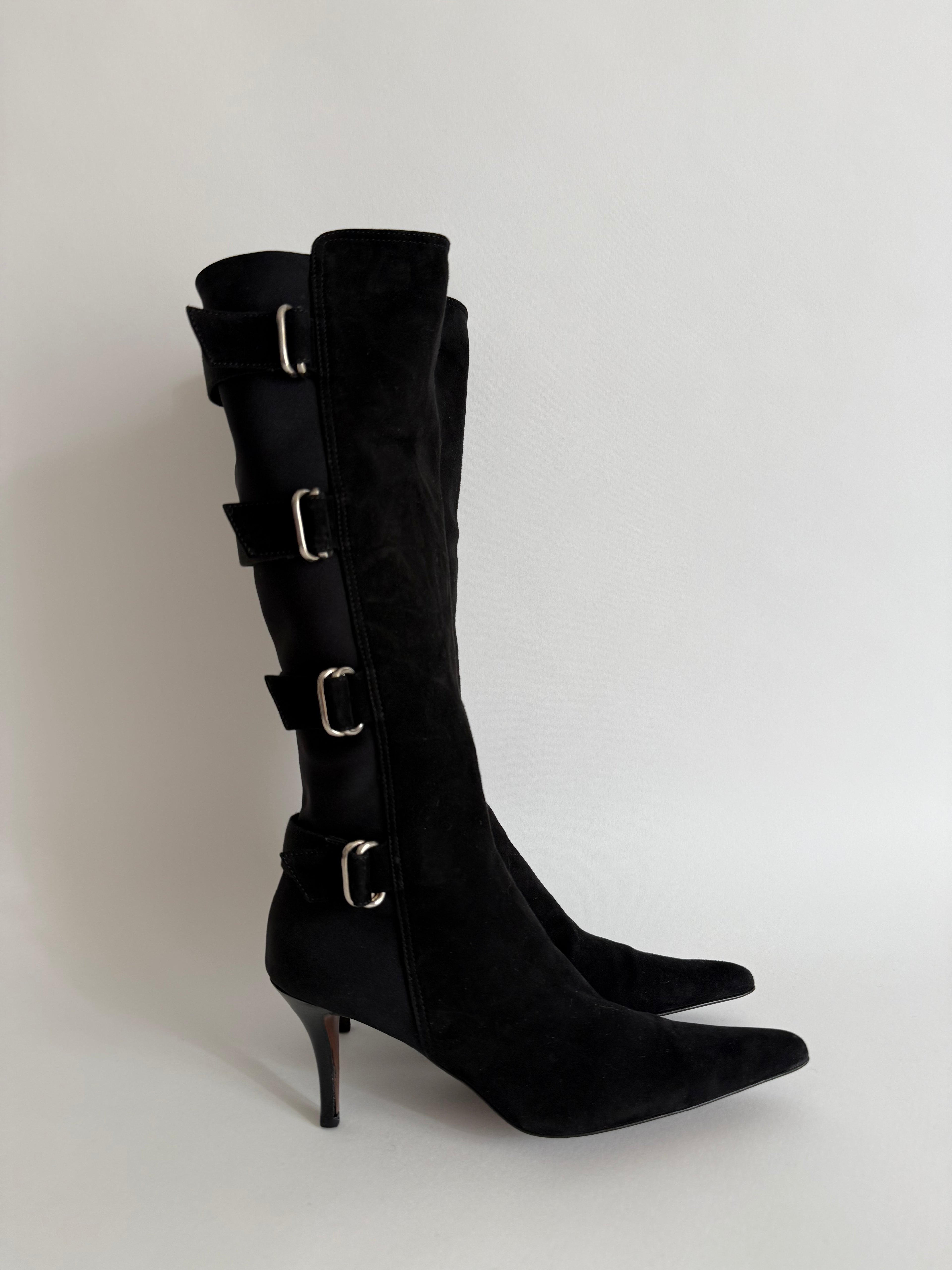 Suede boots vintage