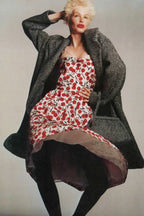 Dolce & Gabbana FW 1996 Runway silk set cherry print