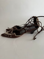 Vintage heeled and lace shoes