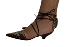 Vintage heeled and lace shoes