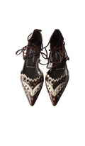 Vintage heeled and lace shoes