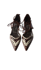 Vintage heeled and lace shoes