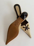 Mules suede beige Anna F.
