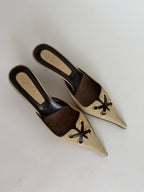 Mules suede beige Anna F.