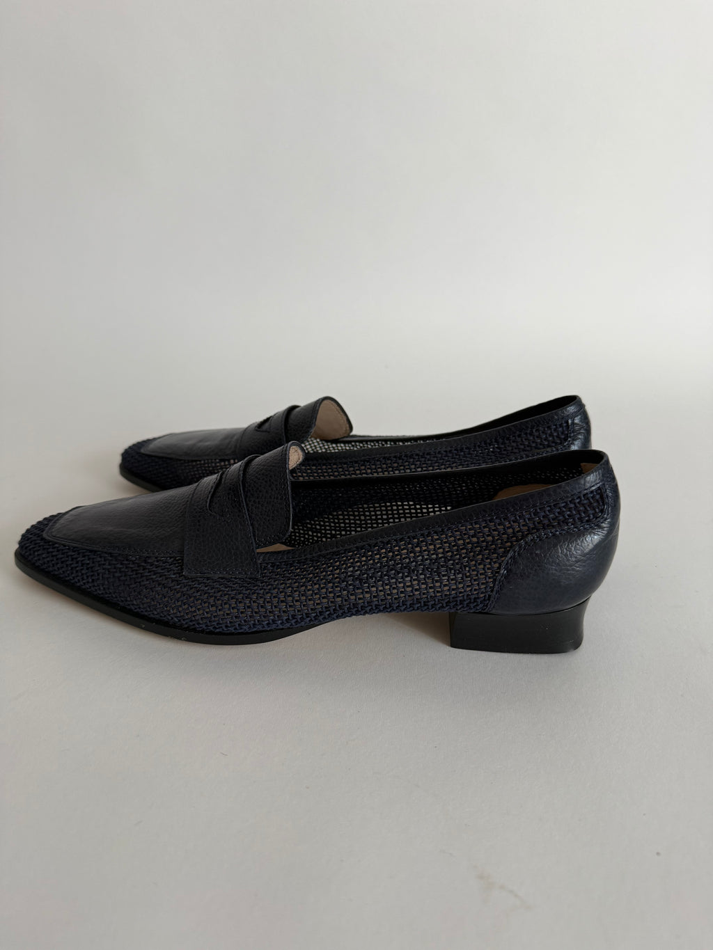 Moccasin blue net vintage