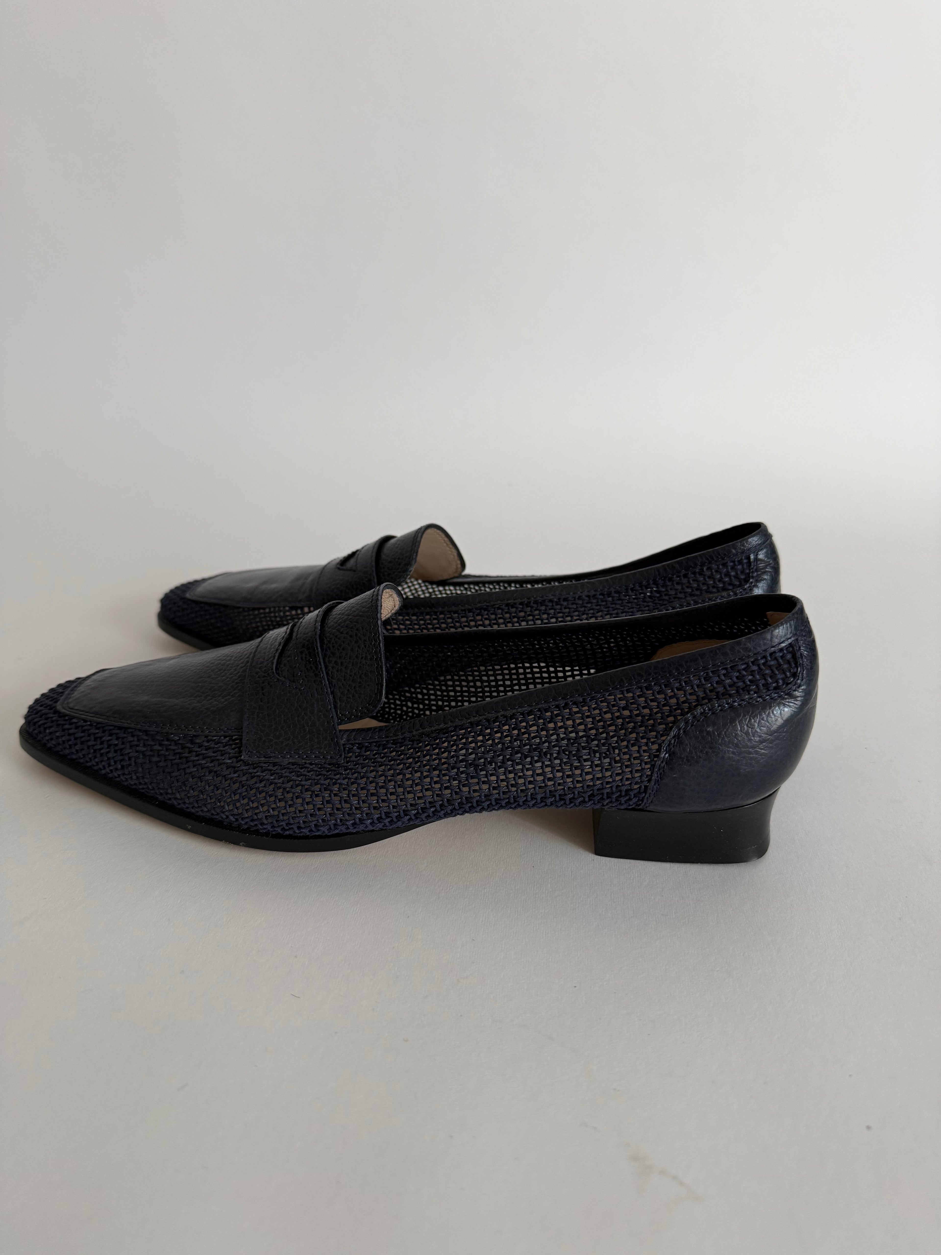Moccasin blue net vintage