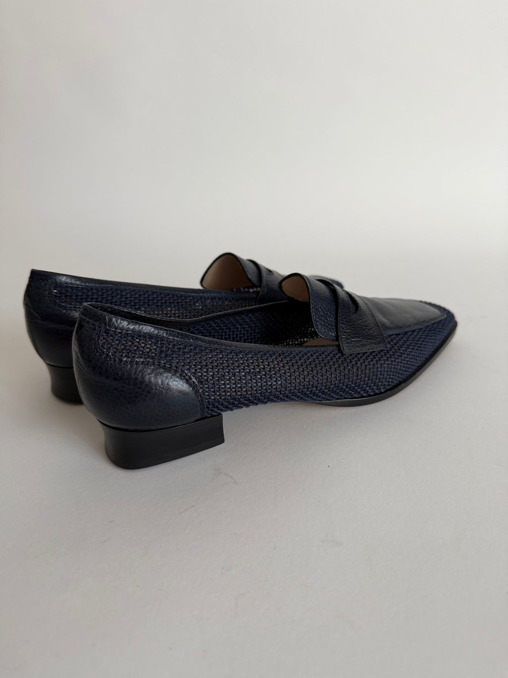 Moccasin blue net vintage