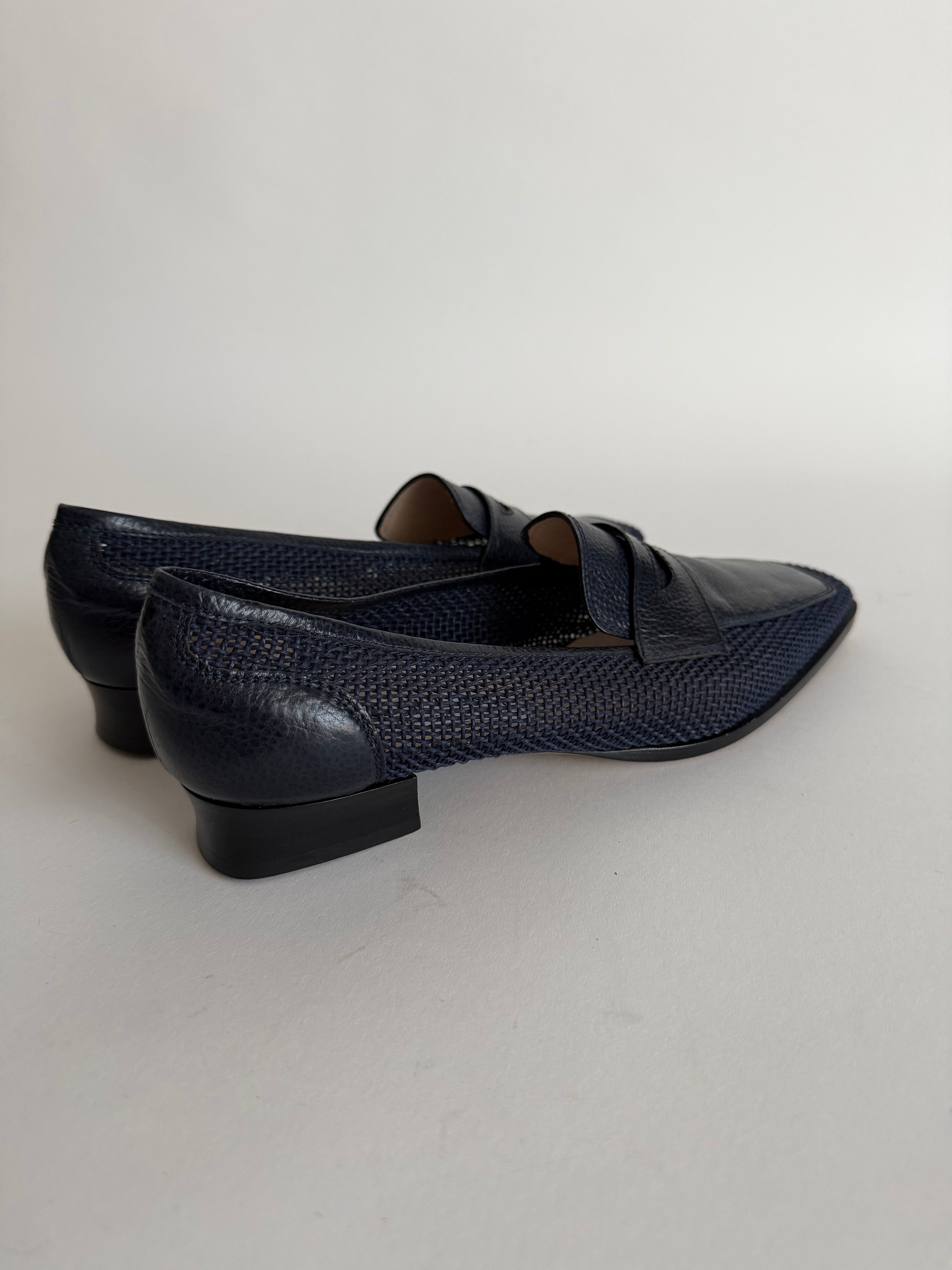 Moccasin blue net vintage