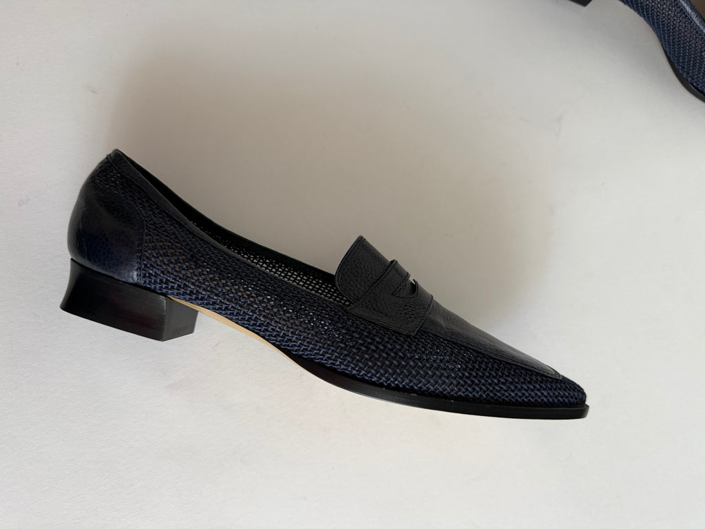Moccasin blue net vintage